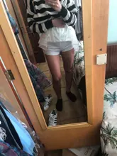 QRWR-Falda plisada de XS-3XL a cuadros para mujer, falda de cintura alta con costuras para estudiantes, minifalda bonita de baile para chica 2020