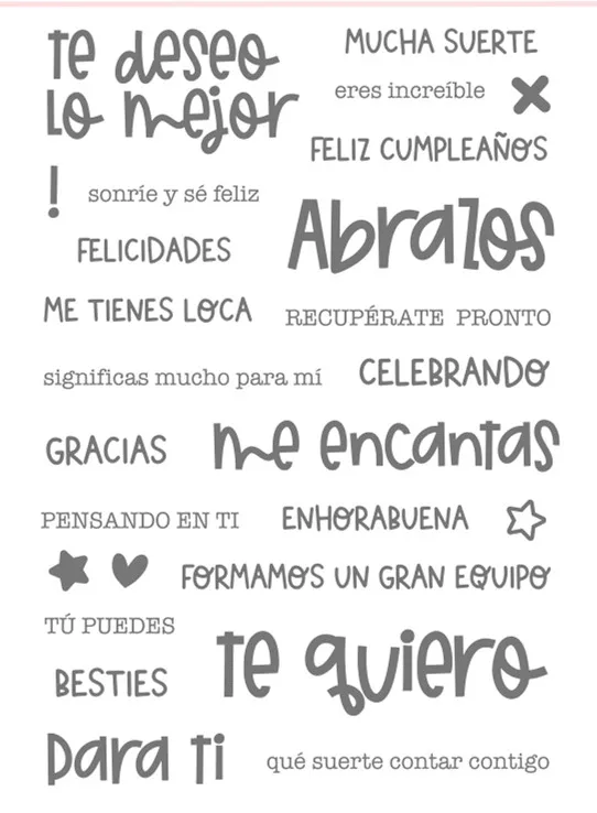 News spanish stamp Clear Stamp for Scrapbooking Transparent Silicone Rubber DIY Photo Album Decor 480 clear stamps clear rubber stamps