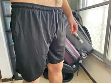 Pantalones cortos deportivos 2 en 1 para hombre, secado rápido, doble cubierta, y trotar para gimnasio, novedad de 2020