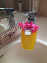 Juguetes de baño de silicona para bebés, extensor de grifo para niños, lavamanos, lavabo de goma, grifo de Alcance del agua