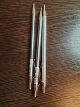 JIANWU-Conjunto de lápices mecánicos de 0,5mm y 0,7mm con textura de metal, Set de 3 unidades, material plástico para oficina