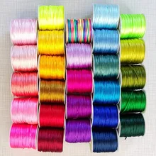 Carrete de nailon trenzado de 45M/2MM, cordón de macramé, Color negro, chino, bricolaje, Kumihimo, abalorios, Shambala, hilo de cuerda, venta al por mayor