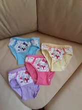 Cotton Panties Underwear Cat Girls Cartoon Children Briefs Soft for Lovely Breathable