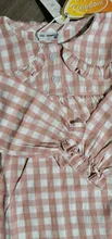 Toddler Pajamas Suit Sleepwear Peter-Pan Mudkingdom Girls Cute Plaid Collar Jammies