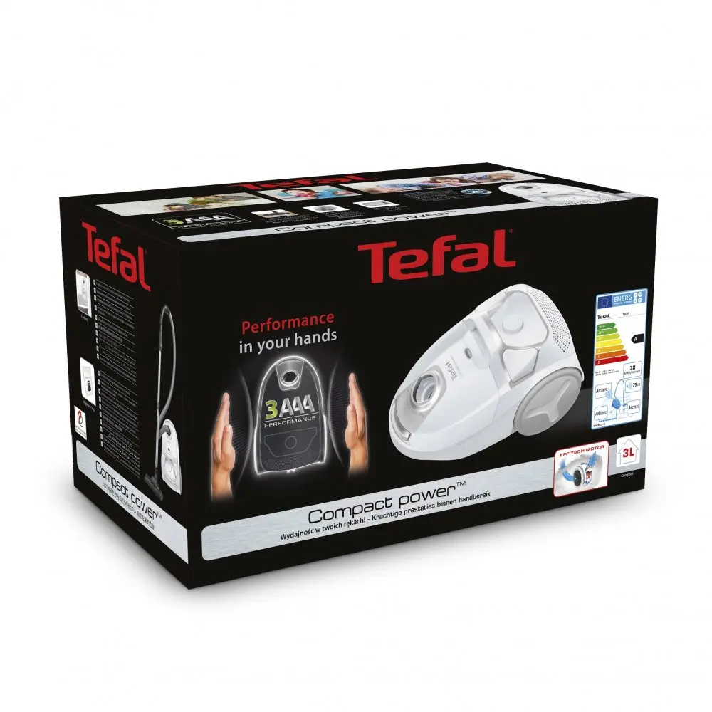 Мешковый пылесос Tefal TW3927EA 750 Вт