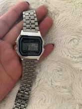 Reloj Digital de lujo de oro rosa para mujer, pulsera electrónica LED de acero ultrafino, luminoso