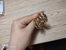 Open Circle Earrings Piercing Jewelry Punk-Style Semi-Circle Creativity Women Gold/silver-Color
