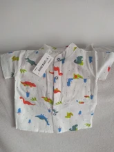 Conjunto de ropa de verano para bebé, camiseta de manga corta con estampado de dinosaurio de dibujos animados y pantalones para chico de 1, 2, 3 y 4 años, 2021