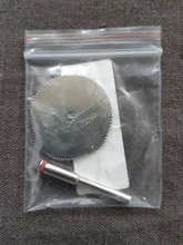 6 unids/set rebanada de acero inoxidable de Metal de corte de disco con 1 Mandril para Dremel herramientas rotativas 16 18 22 25 32mm disco de corte