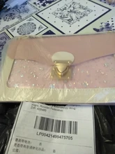 Mini bolso de hombro cuadrado pequeño para mujer, bandolera de mensajero de diseñador de lentejuelas de estrella a la moda, cartera de mano rosa