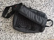 Bolso cruzado para hombre, bandolera a la moda, bolsa de mensajero con carga USB, mochila con una sola Correa Oxford, 2020