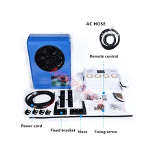 12 В/24 В электрический кондиционер для автобусов, грузовиков, инженерных автомобилей, экскаватор, комбайн и сельскохозяйственные машины