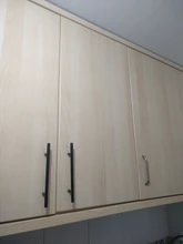 KAK 2 ~ 24 de la puerta de la cocina Bar tira hacia manija perillas del gabinete, 10mm de diámetro de acero inoxidable manija, herrajes para muebles