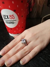 FDLK-Conjunto de anillos de boda elegantes para mujer, joyería de compromiso con brillante intenso, anillo de circón para mujer, 2 uds.