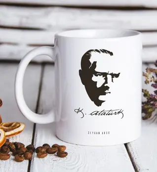 

Personalized Ataturk Themed White Mug Bardak-23