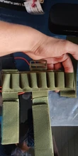 Estuche táctico militar para Rifle, 8 rondas, con culata, porta munición, calibre 12/20, funda para el brazo, caza, Mag