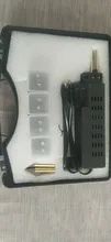 Máquina profesional de soldadura de plástico para reparación de parachoques de coche, grapadoras en caliente de 50W, herramienta de reparación de soldadura