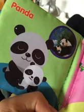 Libro de tela de 8 páginas para bebé, libro de ducha de animales suaves, juguete de cochecito para recién nacido, juguete colgante lavable, juguetes educativos para Aprendizaje Temprano