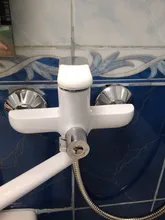 Tap Bath-Faucet Frap Hot-Water-Mixer Handle-Cover Wall-Mounted Nose Cold Long F2234 35cm