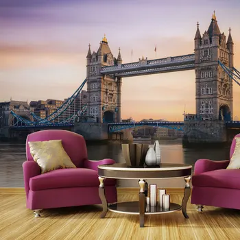 

Wall mural-sunrise over the Tower Bridge - 250x193 cm
