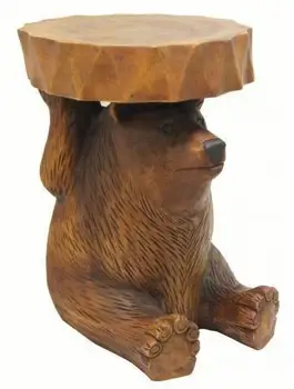 

Stool made of wood "bear"