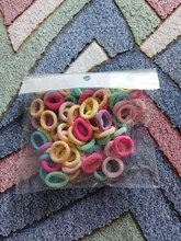 Cinta para el pelo pequeña para niña, diademas infantiles de colores, elásticas, de nailon, accesorios para el cabello, 50/100 Uds.