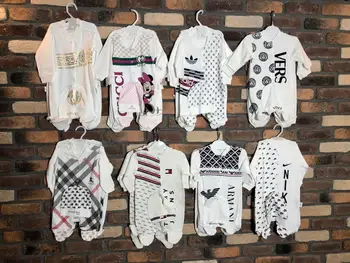 

Sale 2020 Autumn Baby Long Sleeve Bodysuit Anime Print Cotton Romper Overalls Newborn Brand 10 models 3/6/9 month baby 30 piece