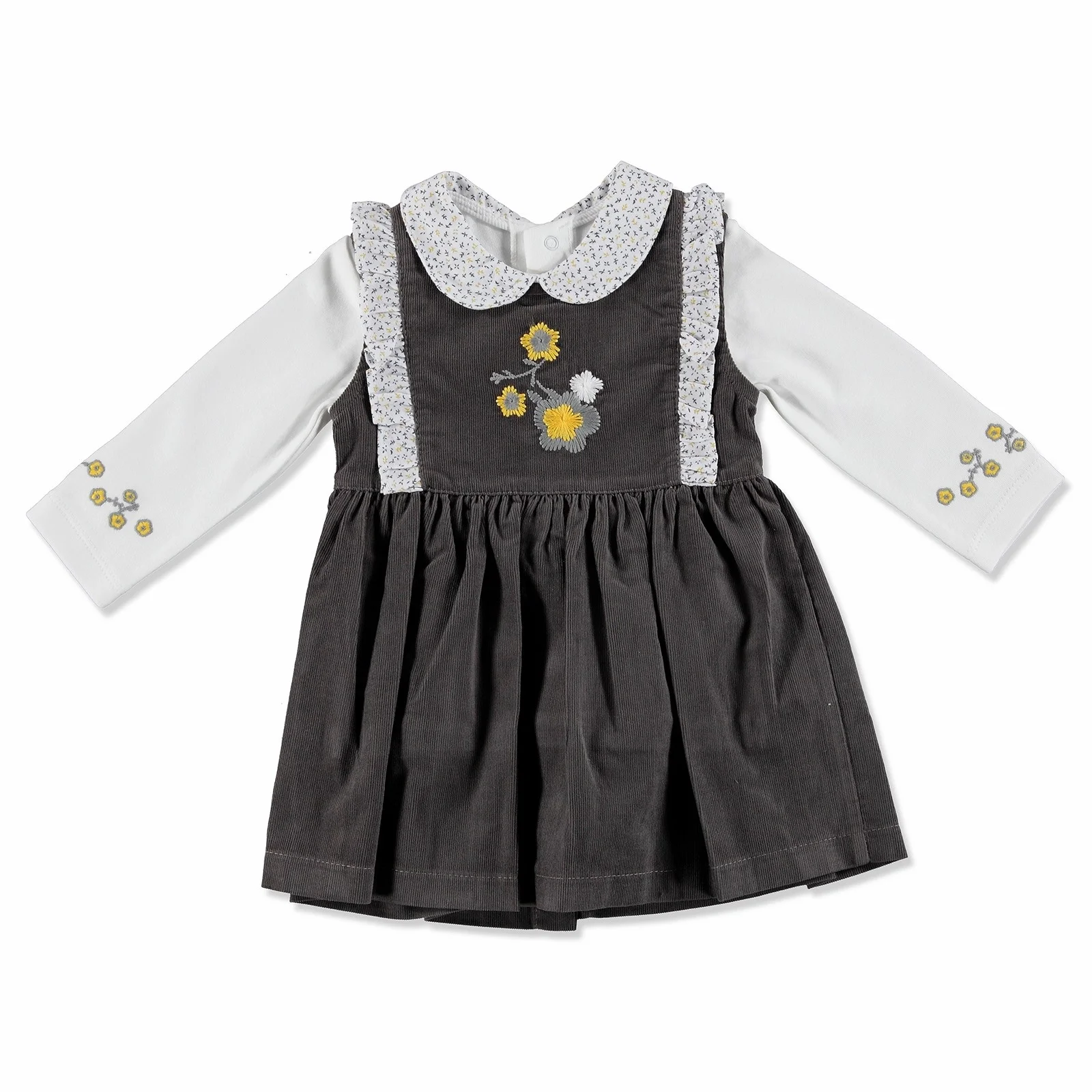 Ebebek HelloBaby/комплект с толстовкой желтым цветком для малышей| |