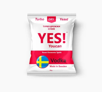 

Alcohol turbo yeast yes! Youcan vodka, 45g