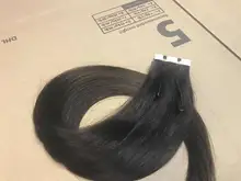 Extensiones de cabello humano 20 piezas, 40 unidades, pelo Natural Remy de trama recta, 16, 18, 20, 22 pulgadas