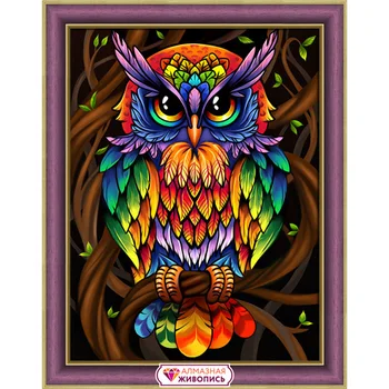 

Аж-1726 painting with rhinestones 'Rainbow filin' 30*40 cm