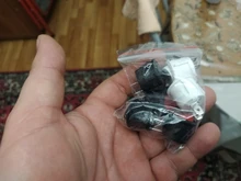 Rocker-Switches Round ON-OFF Black White Mini KCD1-105 6pcs 20mm-Diameter 2-Pin Red