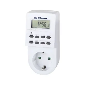 

PROGRAMMER/DIGITAL TIMER ORBEGOZO PG 20-MAX POWER 3600W-PROGRAMMER DAILY/WEEKLY INTERVALS 1 MIN-FUNCTION RAN