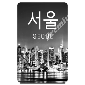

South Korea souvenir magnet vintage tourist poster