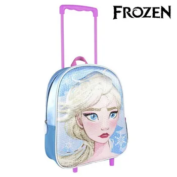 

3D School Bag with Wheels Frozen