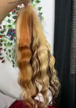 Peluca de encaje Frontal transparente de 13x6 Hd para mujer, postizo de encaje Frontal, color marrón, Rubio 613, Remy brasileño completo, color negro, predespuntado, 360