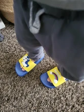 Suihyung-Zapatillas de unicornio arcoíris para niños y niñas, zapatos de playa para niños, pantuflas suaves para interiores