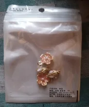 Pendientes de Clip con diseño de flor de estilo coreano para niñas, aretes sin Piercing, para fiesta, sin agujero