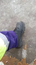 Safety-Shoes Boots Work-Protection Steel Toe Waterproof for Men Anti-Collision with Iron-Sheet