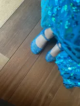 Zapatos de princesa individual para niñas pequeñas, Sandalias de tacón alto para fiesta de Cosplay, utillaje de rendimiento