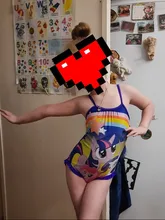 Girls Swimwear Beachwear One-Piece Outfit Rainbow-Print 2--11y Kids