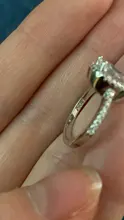 CC Anillos para las mujeres de la Boda nupcial Anelli joyería de moda anillo de compromiso de oro blanco Anillos de Color CC595