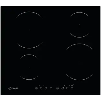 

4 way 640.1 C induction cooktop cooking Zone by 60 cm color NeroINDESIT327.57