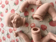 Kit de muñeca de vinilo de Rosalie, juego completo de muñeca realista de tacto suave de color fresco con cuerpo popular con certificado, 20 pulgadas