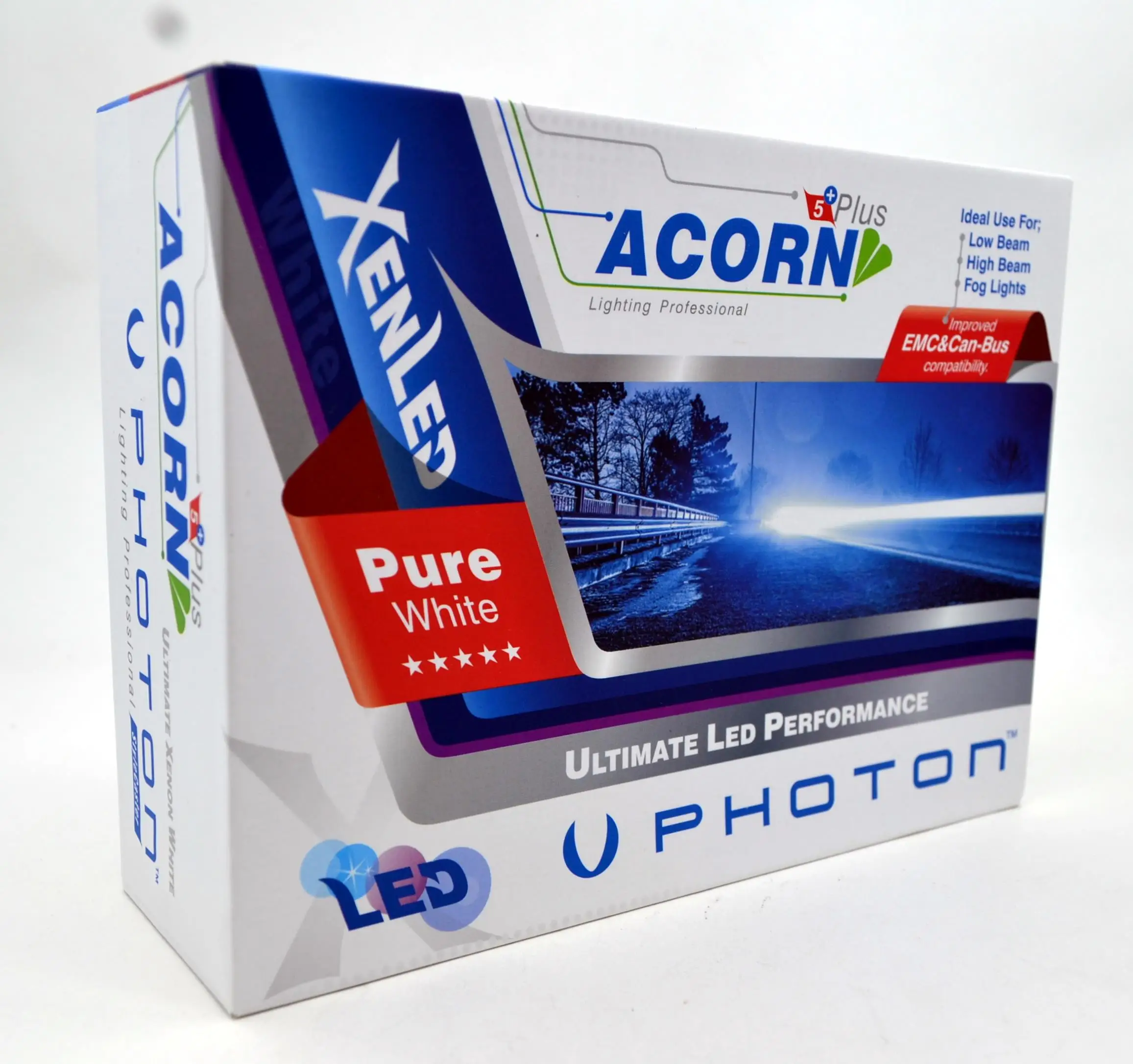 H7 Photon Acorn Plus5 светодиодный комплект ксеноновых фар|Перемычки| |