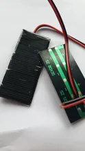 Panel Solar con cable extensible, células solares policristalinas epoxi estándar DIY, módulo de carga de batería de 30cm, 5,5 V, 0,38 W, 70ma