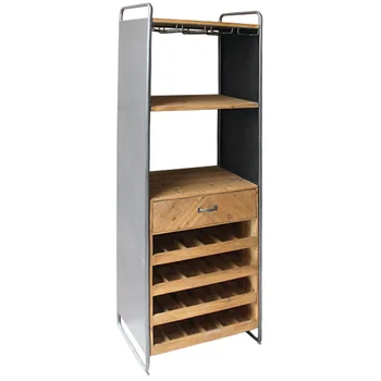 

Bottle rack Metal & Wood (59 x 179 x 39 cm)