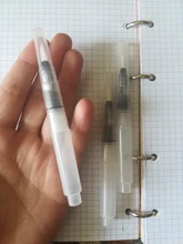 Pincel de acuarela portátil, herramienta de pintura de caligrafía, bolígrafo de tinta rellenable, pincel de arte, marcadores de arte