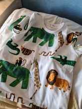 Sanlutoz lindo niños conjuntos de ropa de algodón de manga corta Tops de bebé + Pantalones cortos 2 uds recién nacido Ropa de dibujos animados