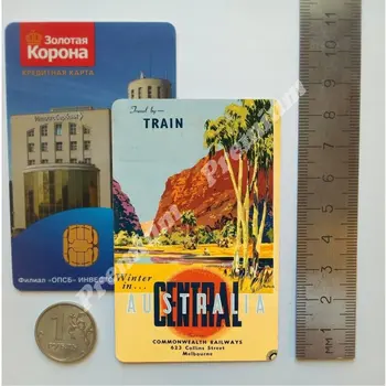 

Australia souvenir magnet vintage tourist poster